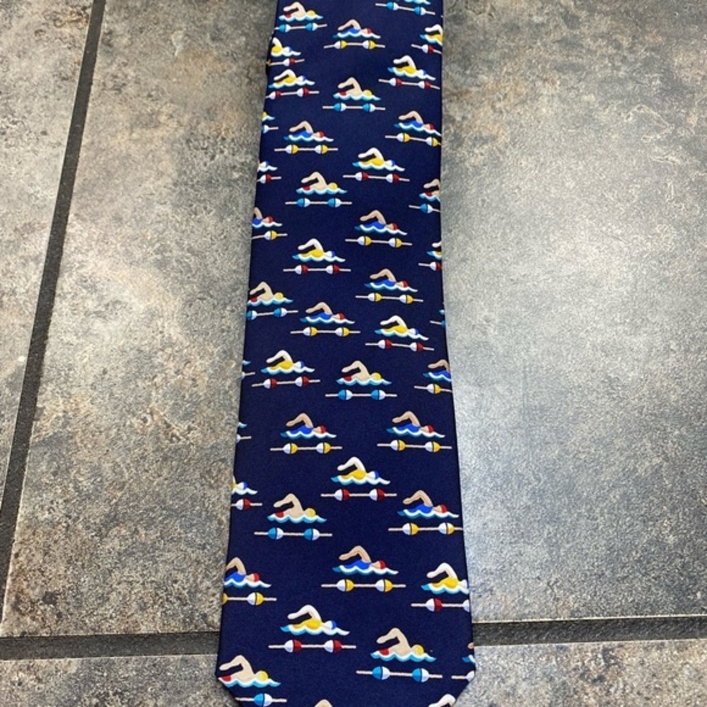 Eric Hulch for Allyn Neckwear “Lap swimmer”